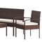 Flash Furniture 4 Piece Brown Patio Set with Beige Cushions JJ-S312-BNBG-GG - alternate 7
